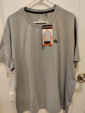 Quicksilver Quick Dry Gray Tee T-Shirt